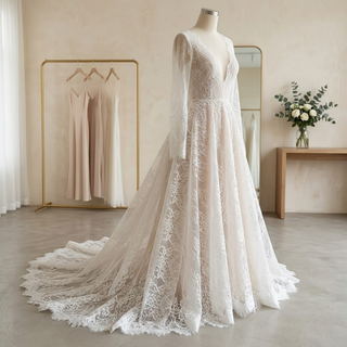 Delicate Lace Bridal Couture
