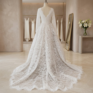 Delicate Lace Bridal Couture