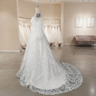 Exquisite 3D Lace Wedding Dress
