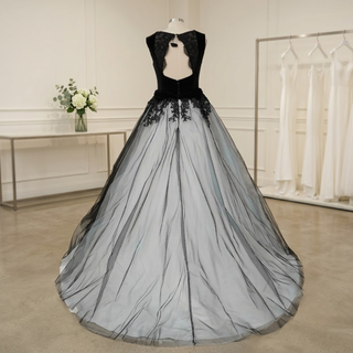 Gothic Tulle Wedding Dress