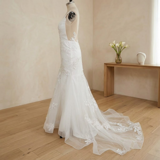 3D Floral Mermaid Bridal Dress