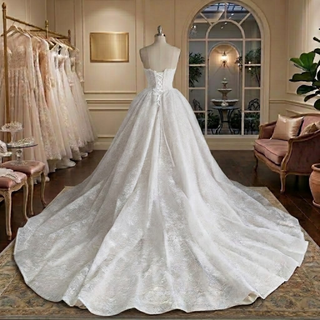 Princess Strapless Corset Ball Gown