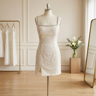 Couture Mini Wedding Dress
