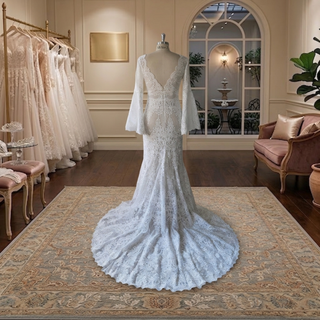 Luxury Lace Boho Wedding Dress