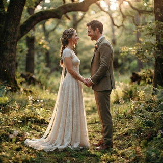 Cap Sleeves Backless Bridal Gown with Ribbon