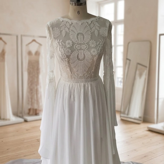 Dreamy Chiffon Bridal Gown