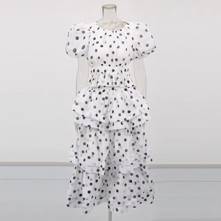 Polka Dot Ruffle Skirt Set