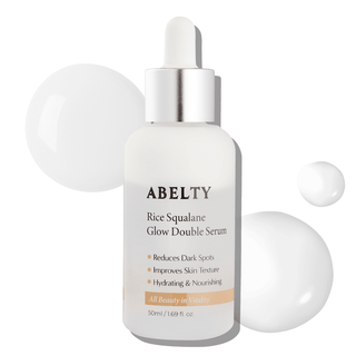 [Abelty] Rice Squalane Glow Double Serum 50ml - Diva Melody