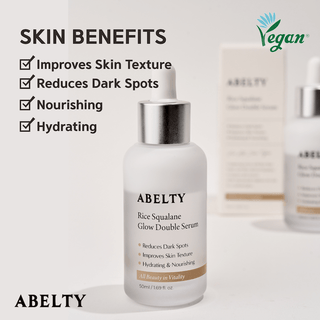 [Abelty] Rice Squalane Glow Double Serum 50ml - Diva Melody