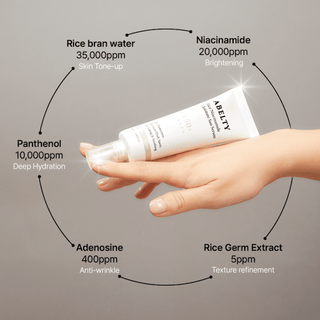 [Abelty] Rice Squalane Moisture Sun Serum 50ml - Diva Melody