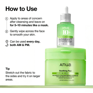 [Anua] Azelaic 10 Hyaluron Redness Soothing Pad 230ml 90ea - Diva Melody