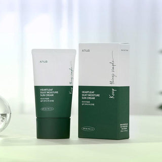 [Anua] HEARTLEAF SILKY MOISTURE SUNSCREEN 50ml - Diva Melody