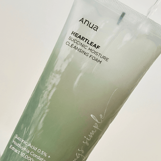 [Anua] HEARTLEAF SUCCINIC MOISTURE CLEANSING FOAM 150ml - Diva Melody