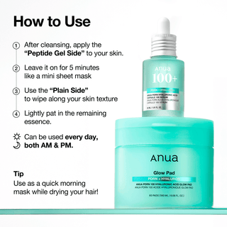 [anua] PDRN 100 Hyaluronic Acid Glow Pad 180ml 60ea - Diva Melody