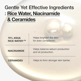 [Anua] RICE 70 GLOW MILKY TONER 250ml - Diva Melody