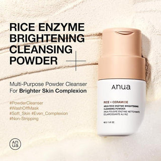 [Anua] RICE ENZYME BRIGHTENING CLEANSING POWDER 40g - Diva Melody