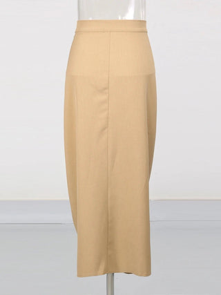 Architectural Draped Maxi Skirt - Diva Melody