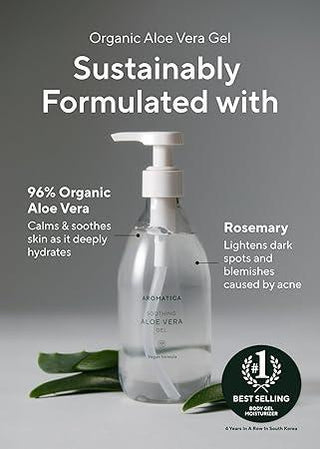 [Aromatica] Soothing Aloe Vera Gel 300ml - Diva Melody