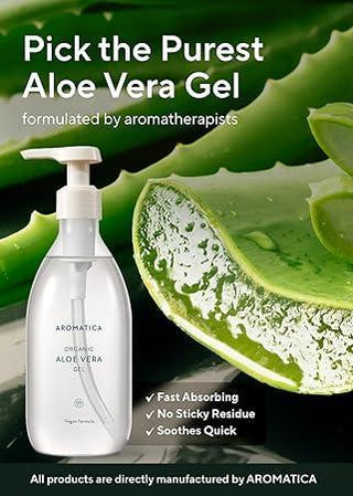 [Aromatica] Soothing Aloe Vera Gel 300ml - Diva Melody