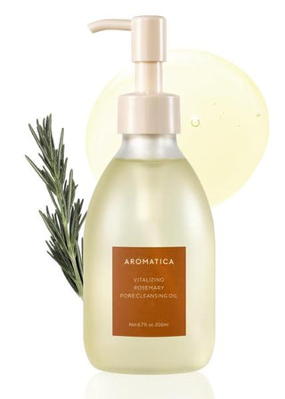 [Aromatica] Vitalizing Rosemary Cleansing Oil 200ml - Diva Melody