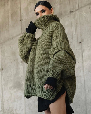 Autumn Winter Turtleneck Sweater - Diva Melody