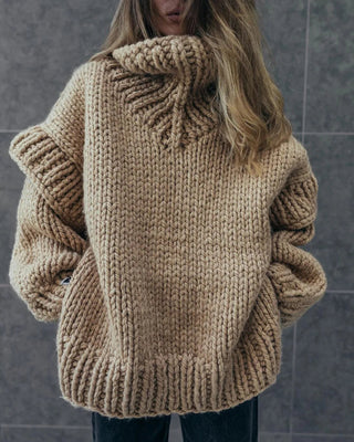 Autumn Winter Turtleneck Sweater - Diva Melody