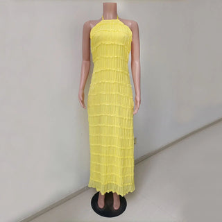 Backless High Waist Beach Dress - Diva Melody