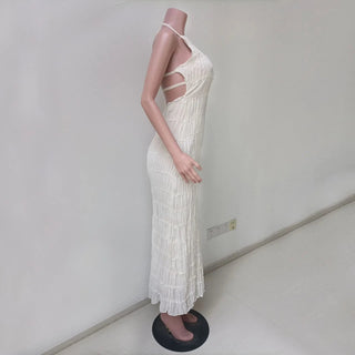 Backless High Waist Beach Dress - Diva Melody