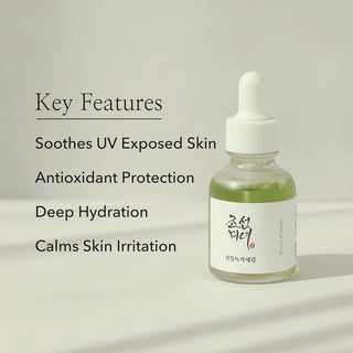 [BeautyOfJoseon] Calming Serum : Green tea + Panthenol 30ml - Diva Melody