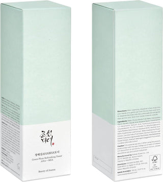 [BeautyOfJoseon] Green Plum Refreshing Toner : AHA + BHA 150ml - Diva Melody