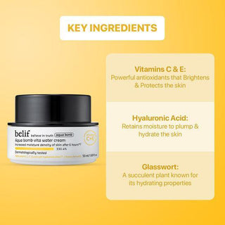 [Belif] Aqua bomb vita water cream 50 ml - Diva Melody