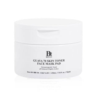 [benton] Guava 70 Skin Toner Face Mask Pad 210ml / 70pcs - Diva Melody