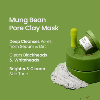 [Beplain] Mung Bean Pore Clay Mask 120ml - Diva Melody