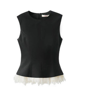 Black Sleeveless Top and Maxi Skirt Set - Diva Melody