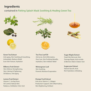 [Blithe] Patting Splash Mask Soothing & Healing Green Tea 150ml - Diva Melody