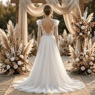 Bohemian Chic Wedding Gown - Diva Melody