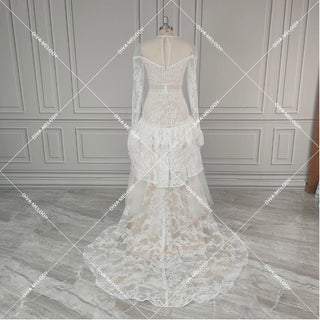 Bohemian Long Sleeves Bridal Gown - Diva Melody