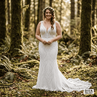 Boho Chic Wedding Gown - Diva Melody