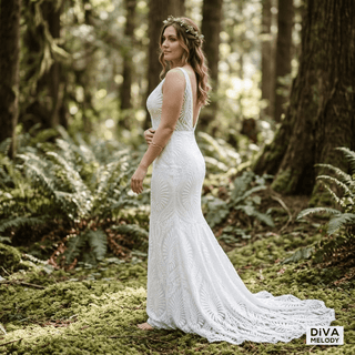 Boho Chic Wedding Gown - Diva Melody