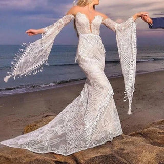 Boho Cutout Mermaid Gown - Diva Melody