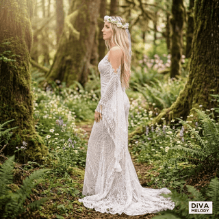 Boho Cutout Mermaid Gown - Diva Melody