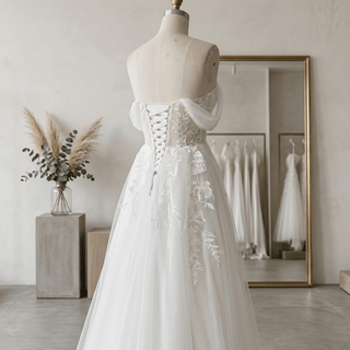 Boho Dreamy Bridal Dress - Diva Melody