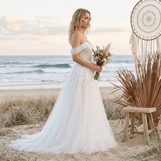 Boho Dreamy Bridal Dress - Diva Melody