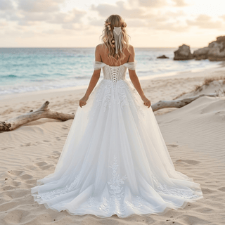 Boho Dreamy Bridal Dress - Diva Melody