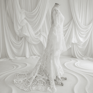 Boho Lace Mermaid Wedding Gown - Diva Melody
