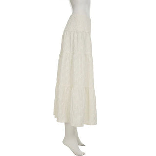 Boho Lace Split Maxi Skirt - Diva Melody