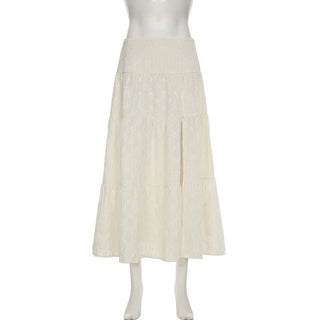 Boho Lace Split Maxi Skirt - Diva Melody