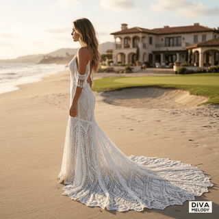 Boho V - Neck Tassel Gown - Diva Melody