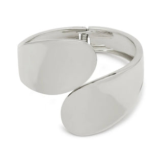 Bold Simple Alloy Cuff Opening Rough Bangles - Diva Melody