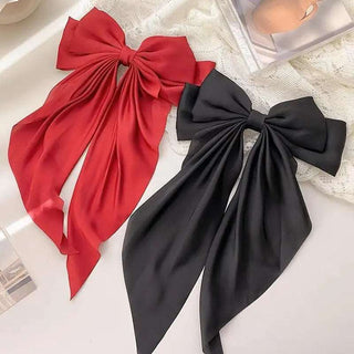 Bow Ribbon Hair Clip Ponytail Clip Hair Accessories Gift - Diva Melody